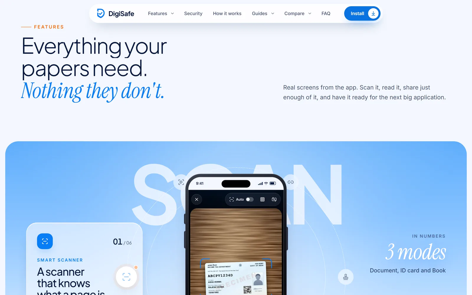 DigiSafe: Everything your papers need