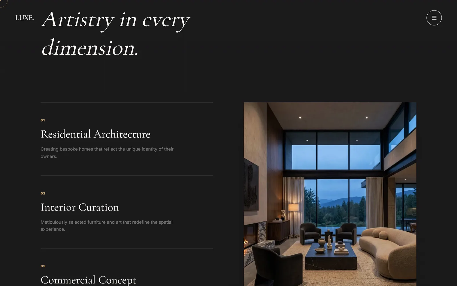 Luxe Interiors: Artistry in every dimension