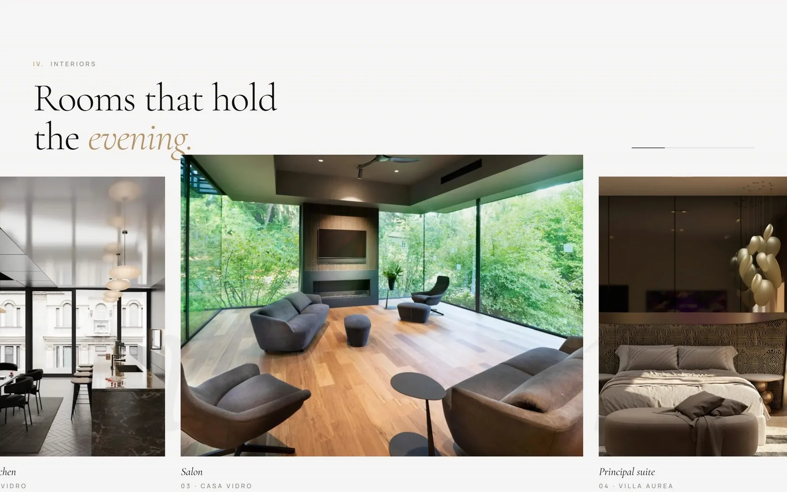 Solvane: Rooms that hold the evening