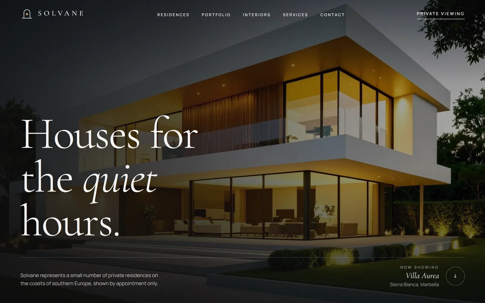 Solvane: the live site, designed and built by Kavion Solutions
